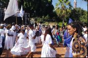 Veja fotos da Lavagem das escadarias da Igreja de Nossa Senhora do Ros