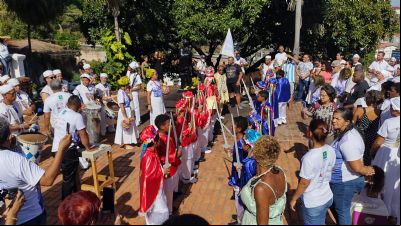 Veja fotos da Lavagem das escadarias da Igreja de Nossa Senhora do Ros