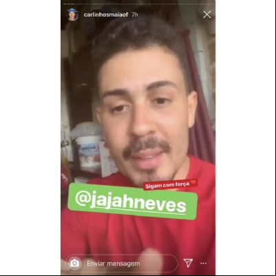 Carlinhos Maia indica perfil de Jajah Neves no Instagram