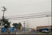 Neblina densa cobre Cuiab