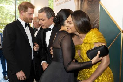 Meghan e Harry conhecem Beyonc