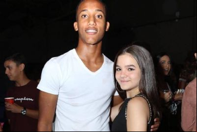 Mel Maia curte show do Nego do Borel com jogador do Fluminense