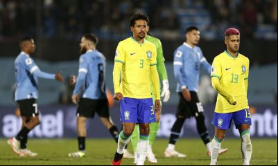 Brasil perde para Uruguai em noite para esquecer