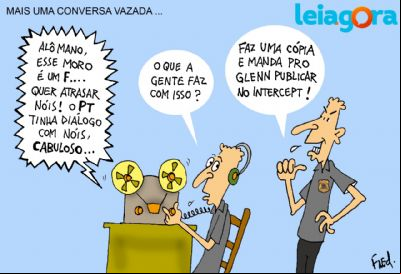 Mais uma conversa vazada
