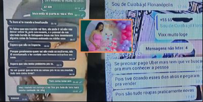 Prints de conversas entre suspeita de assassinato e adolescente mostra como gr