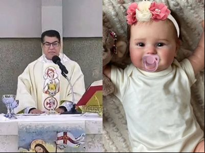 Padre influencer se recusa a batizar beb