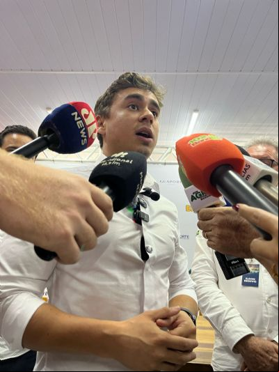 Em MT, Nikolas Ferreira critica STF e cobra Senado por omiss