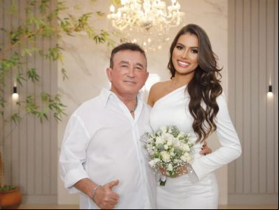 Amado Batista descarta filhos com ex-miss de MT: 'Vamos viver juntos e namorar muito'