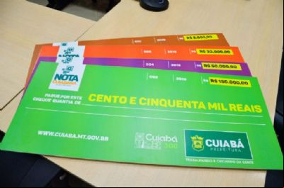 Vencedores da Nota Cuiabana de dezembro recebem pr