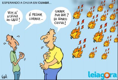 Esperando a chuva em Cuiab