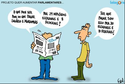 Projeto quer aumentar Parlamentares