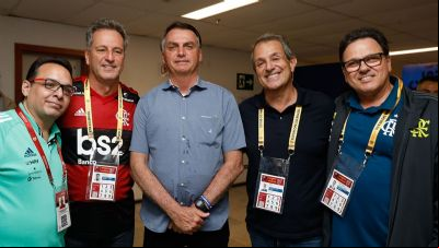 Bolsonaro ouve do Flamengo sugest