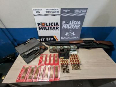 Cavalaria da PM prende homem por amea