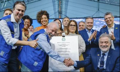 Lula inaugura pr