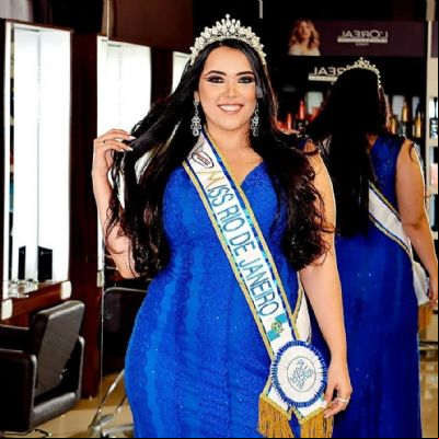 Ela venceu a si mesma e virou Miss Plus Size